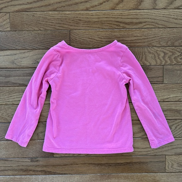 🐶  Gymboree and Okie Dokie girls 3T tee shirt bundle pink dog adorbs long sleeve - Picture 4 of 10